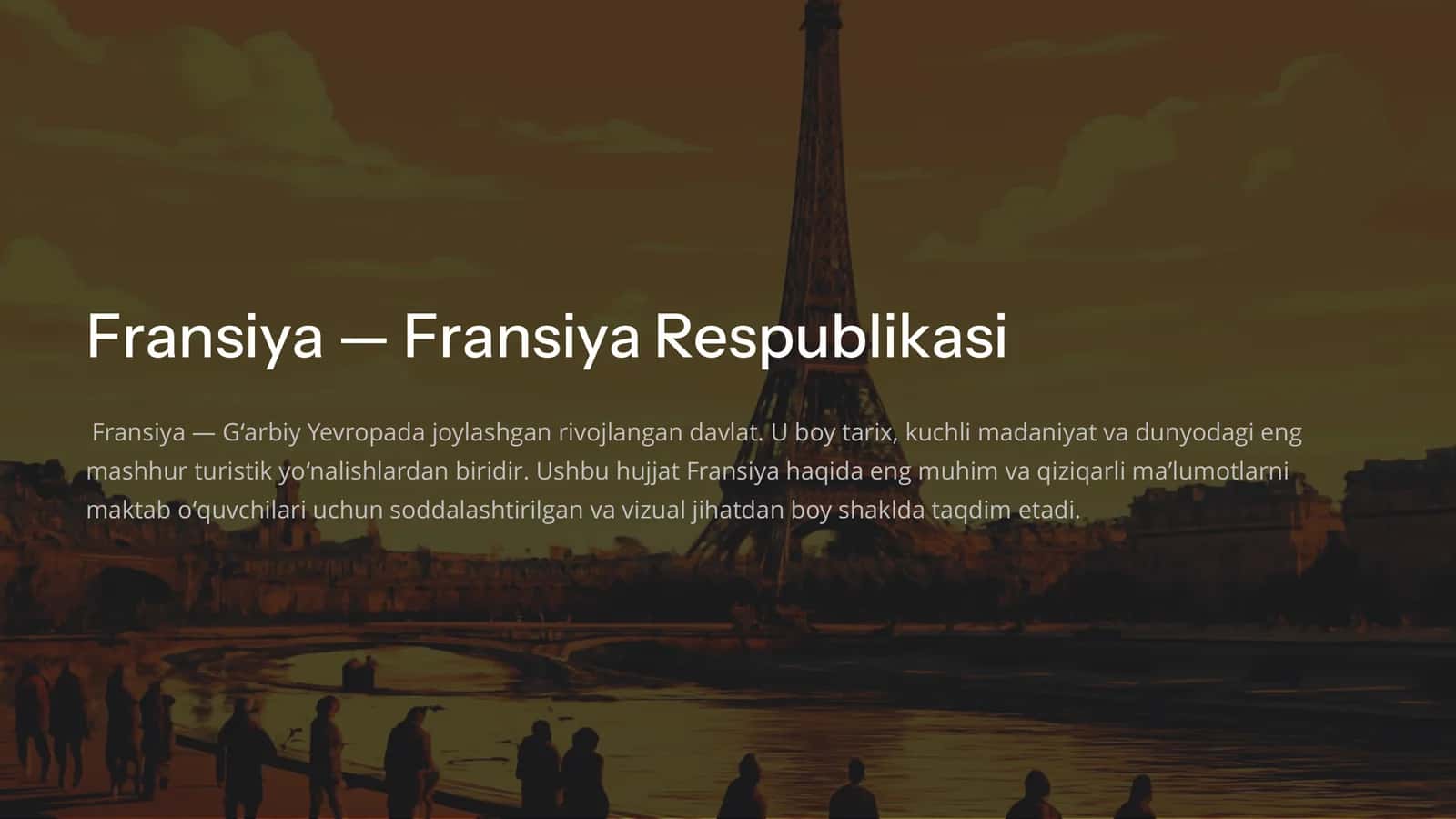 Fransiya — Fransiya Respublikasi 1