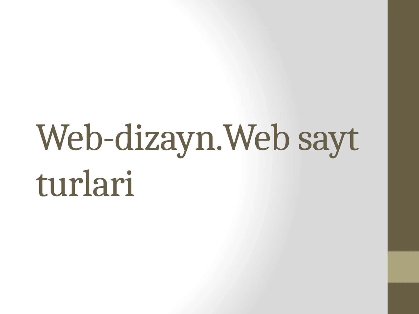 Web-dizayn.Websaytturlari 1