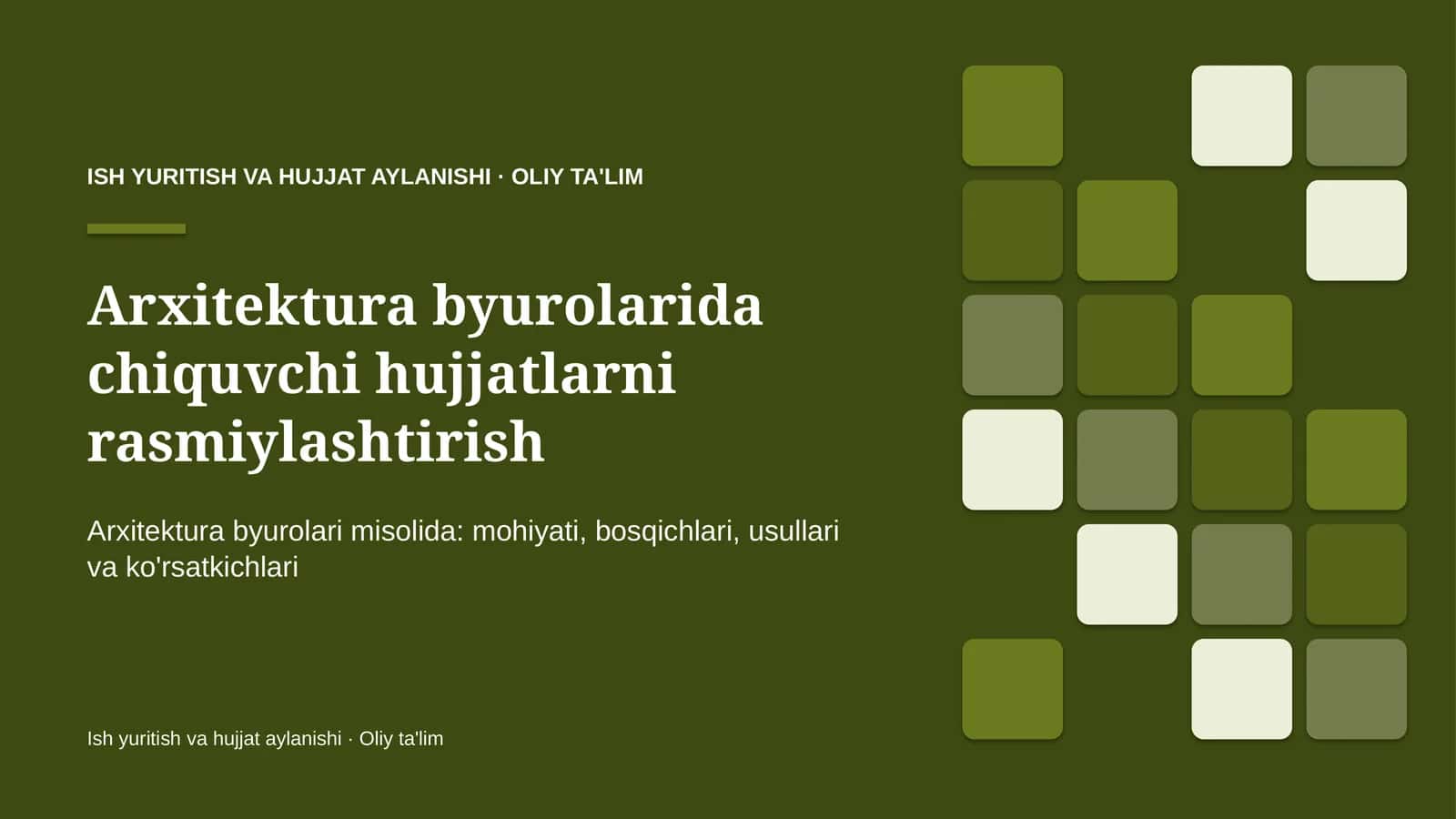arxitektura byurolarida chiquvchi hujjatlarni rasmiylashtirish 5164 1