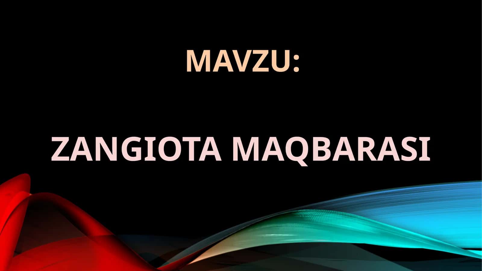 ZANGIOTA MAQBARASI 1