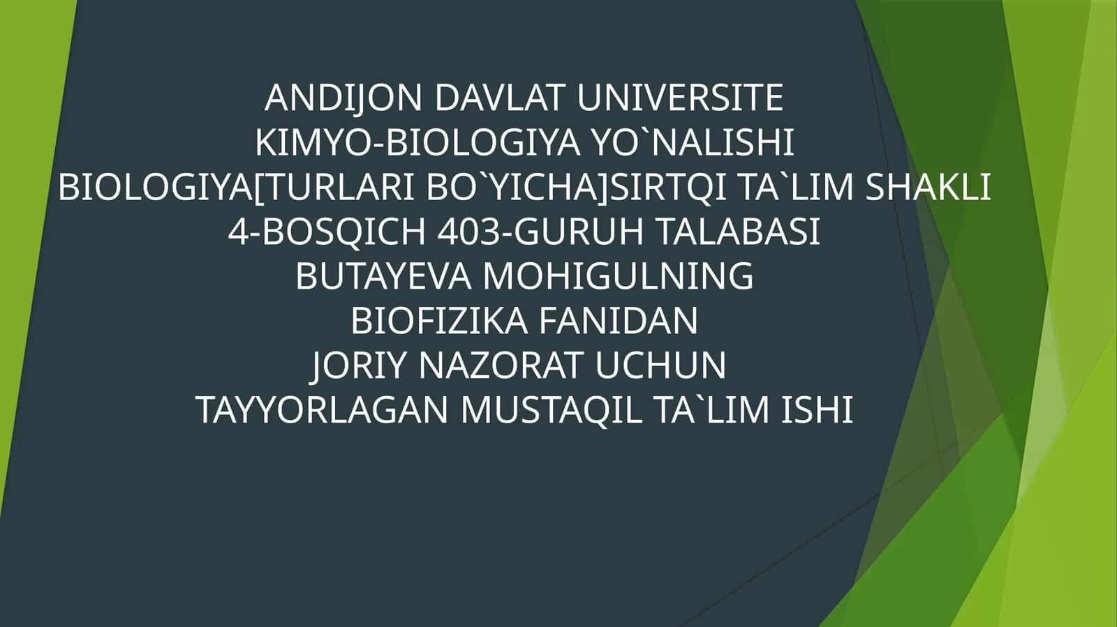 IKKI QAVATLI LIPID MEMBRANALAR,BIR VA IKKI QAVATLI SUN`IY MEMBRANALAR 1