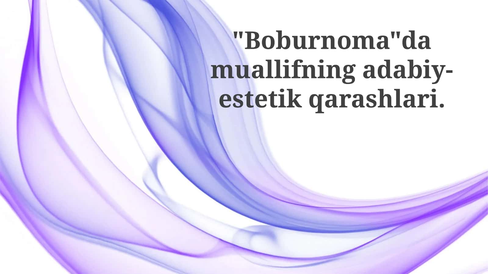 Boburnoma 1