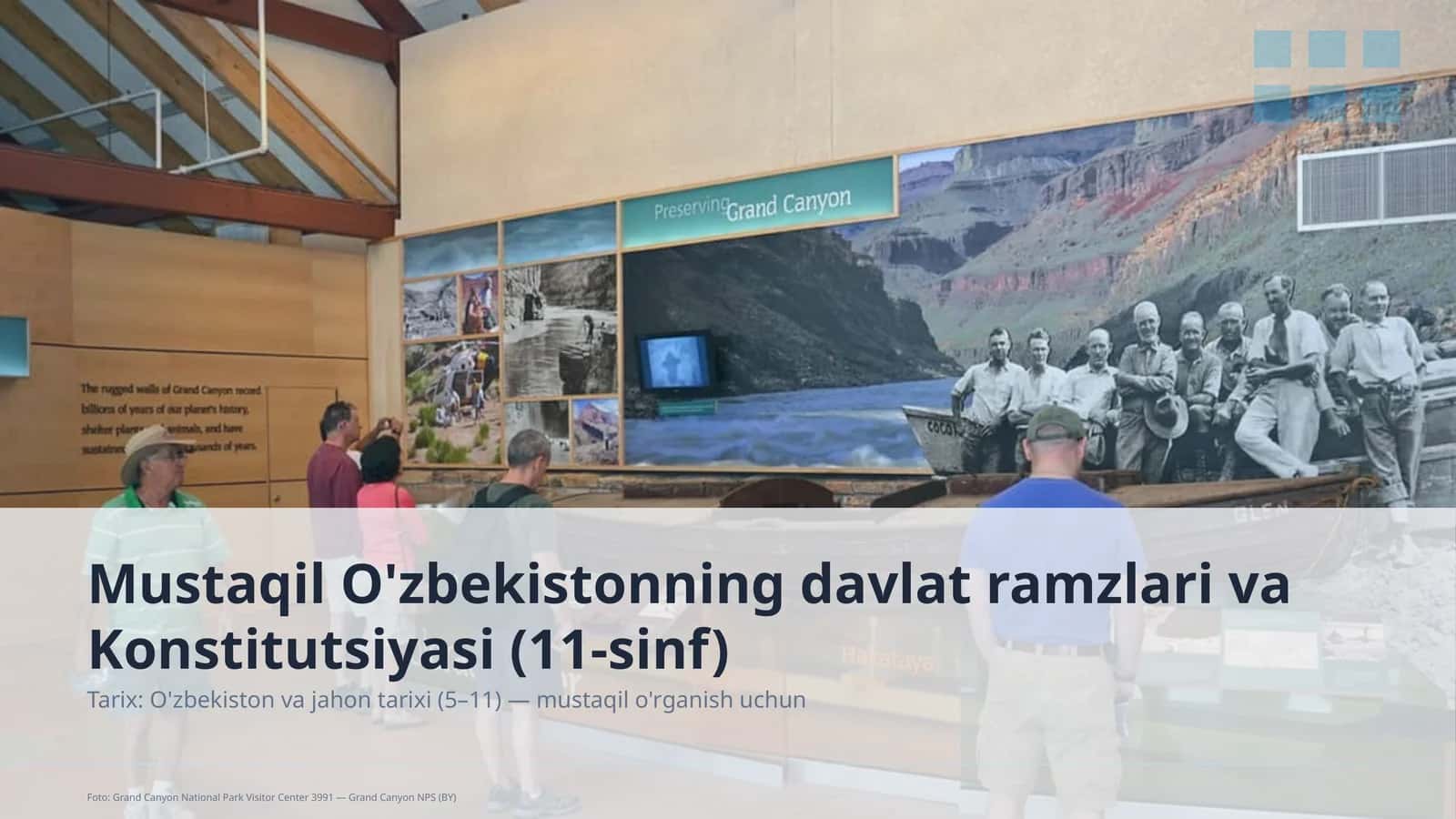 Mustaqil O'zbekistonning davlat ramzlari va Konstitutsiyasi (11-sinf) 1