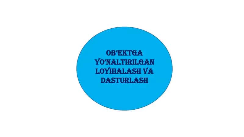 JAVADA MUROJAT HUQUQLARI;DASTURLASH 1