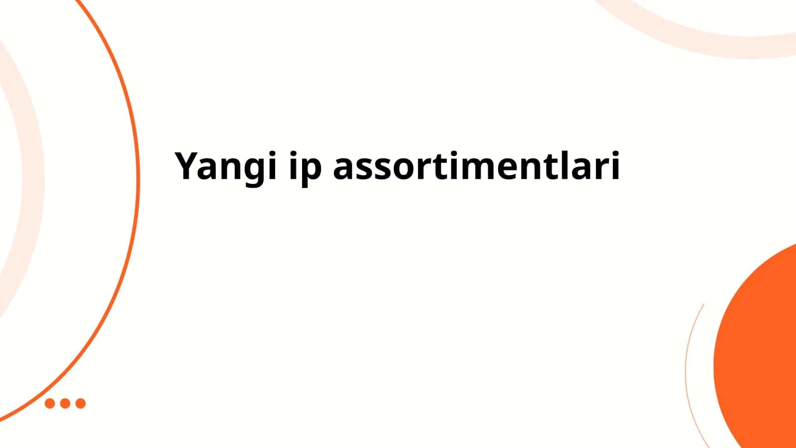 Yangi ip assortimentlari 1