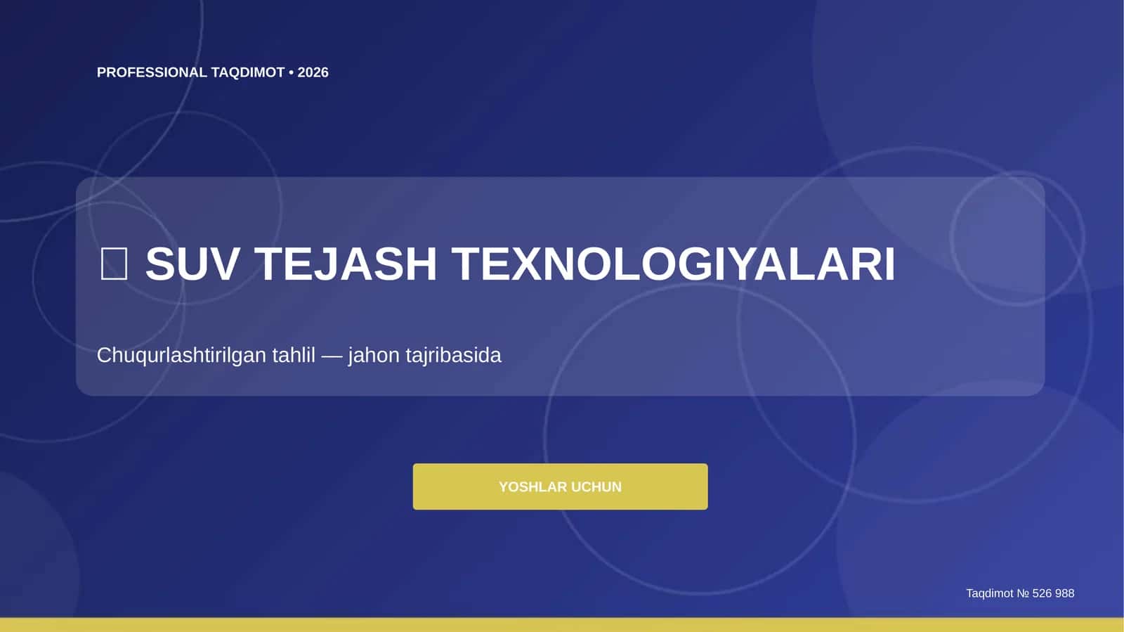 PROFESSIONAL TAQDIMOT • 2026 1