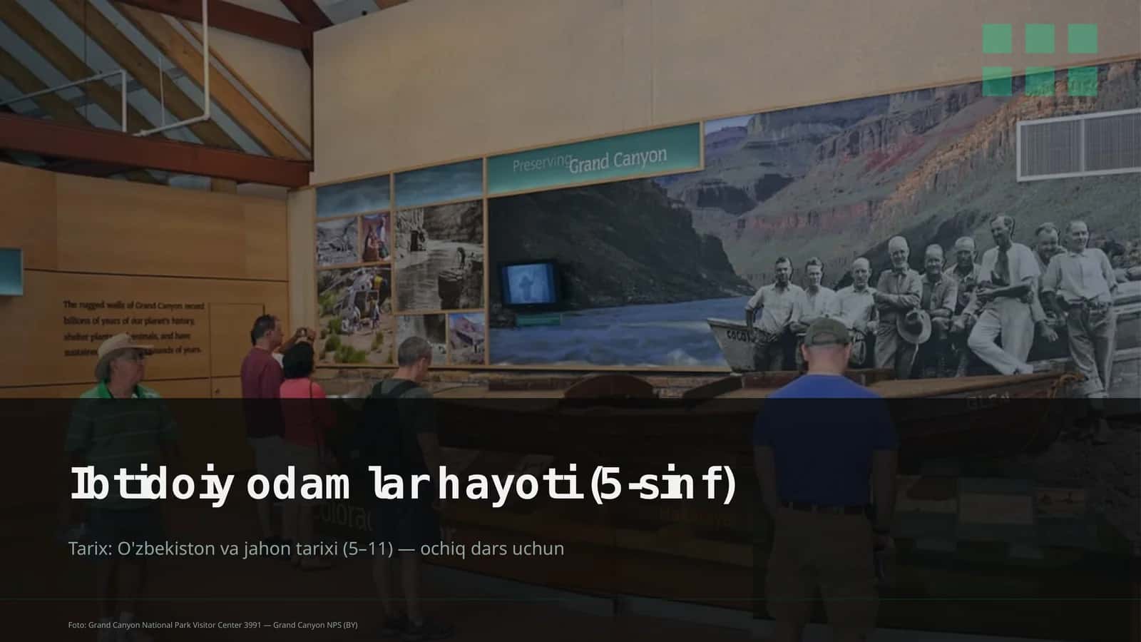 Ibtidoiy odamlar hayoti (5-sinf) 1