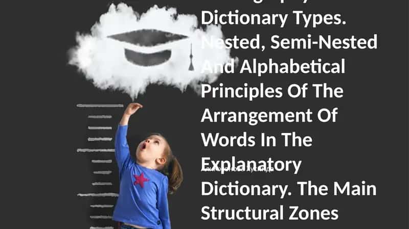 Lexicography: An Overview 1