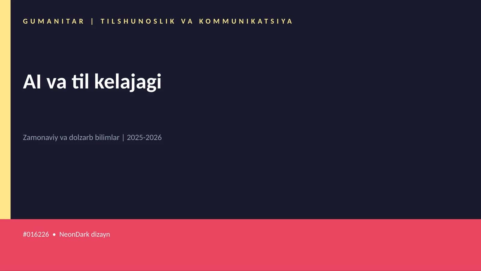 AI va til kelajagi 1