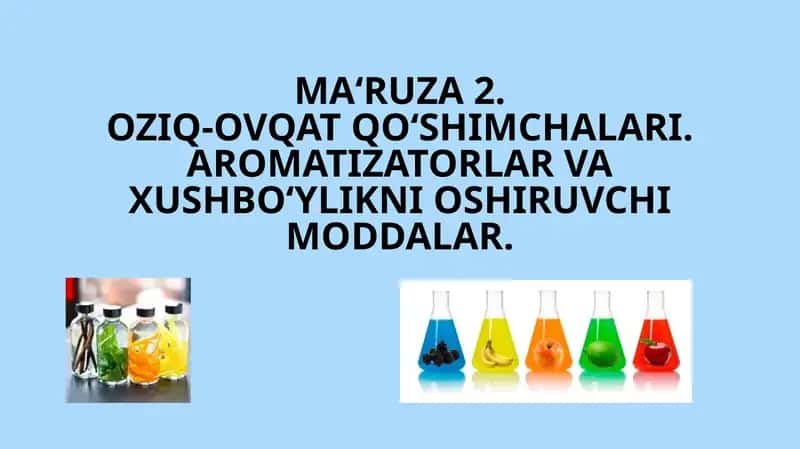 Аrоmаtizаtоrlаr 1