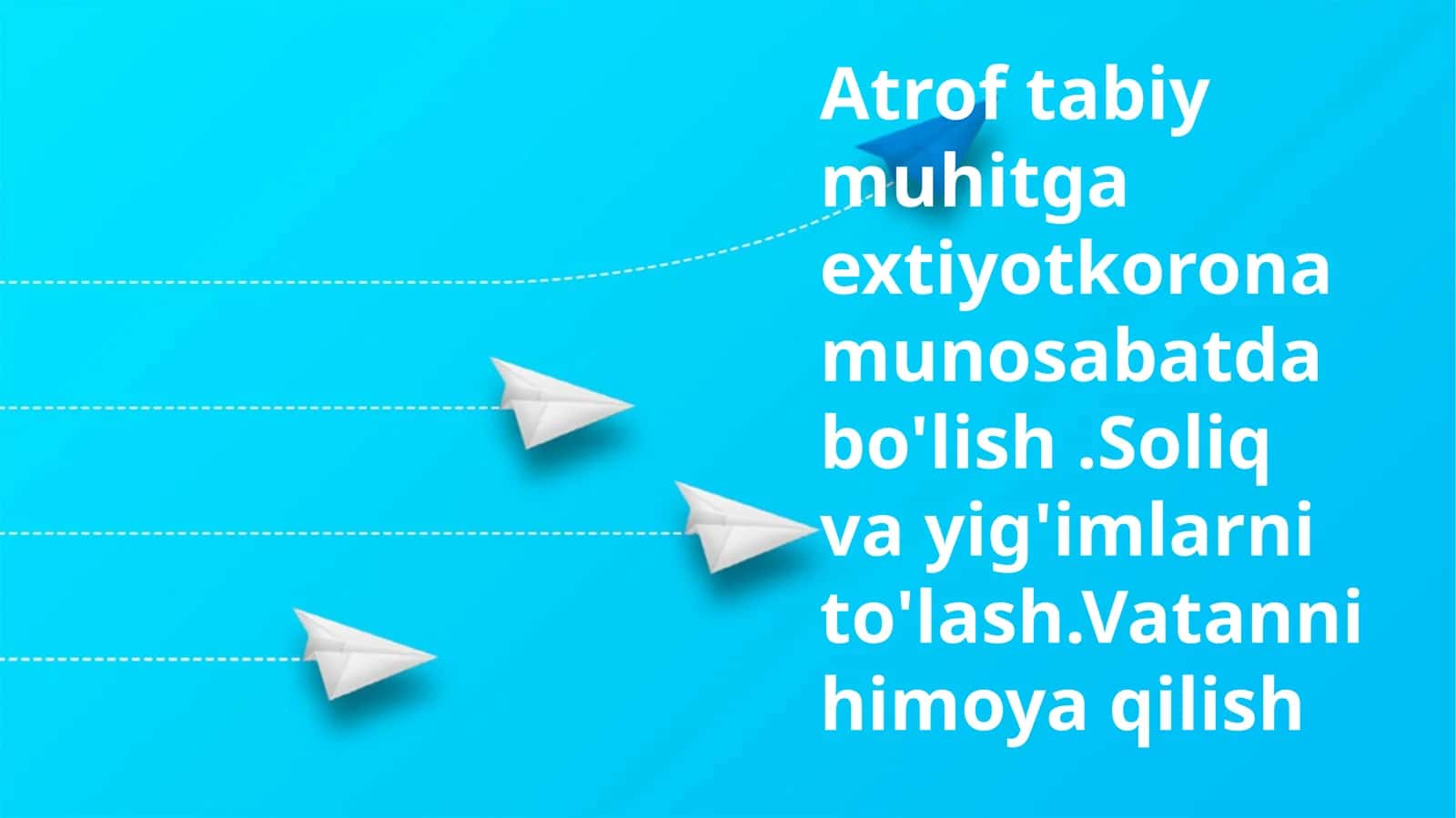 Atrof-muhit, Soliq va Xavfsizlikning O'zaro Bog'liqligi 1