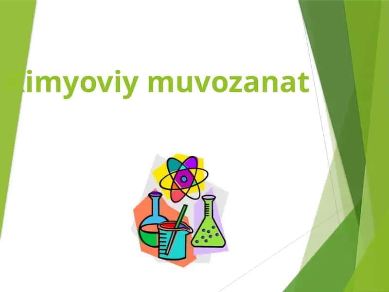 Kimyoviymuvozanat 1