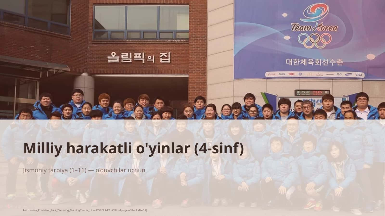 Milliy harakatli o'yinlar (4-sinf) 1