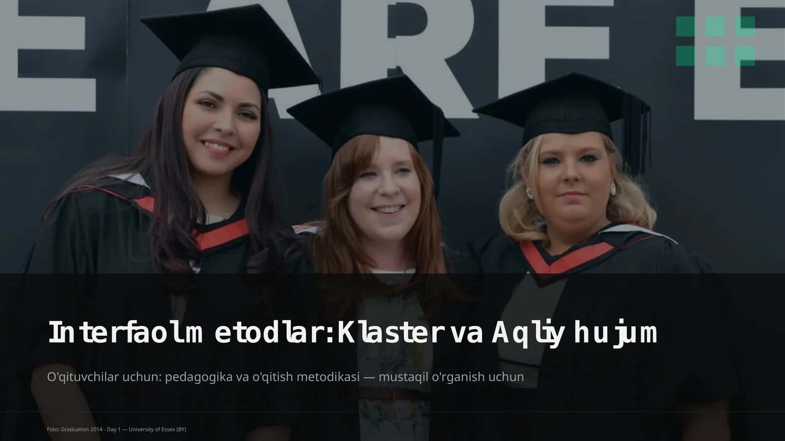 Interfaol metodlar: Klaster va Aqliy hujum 1
