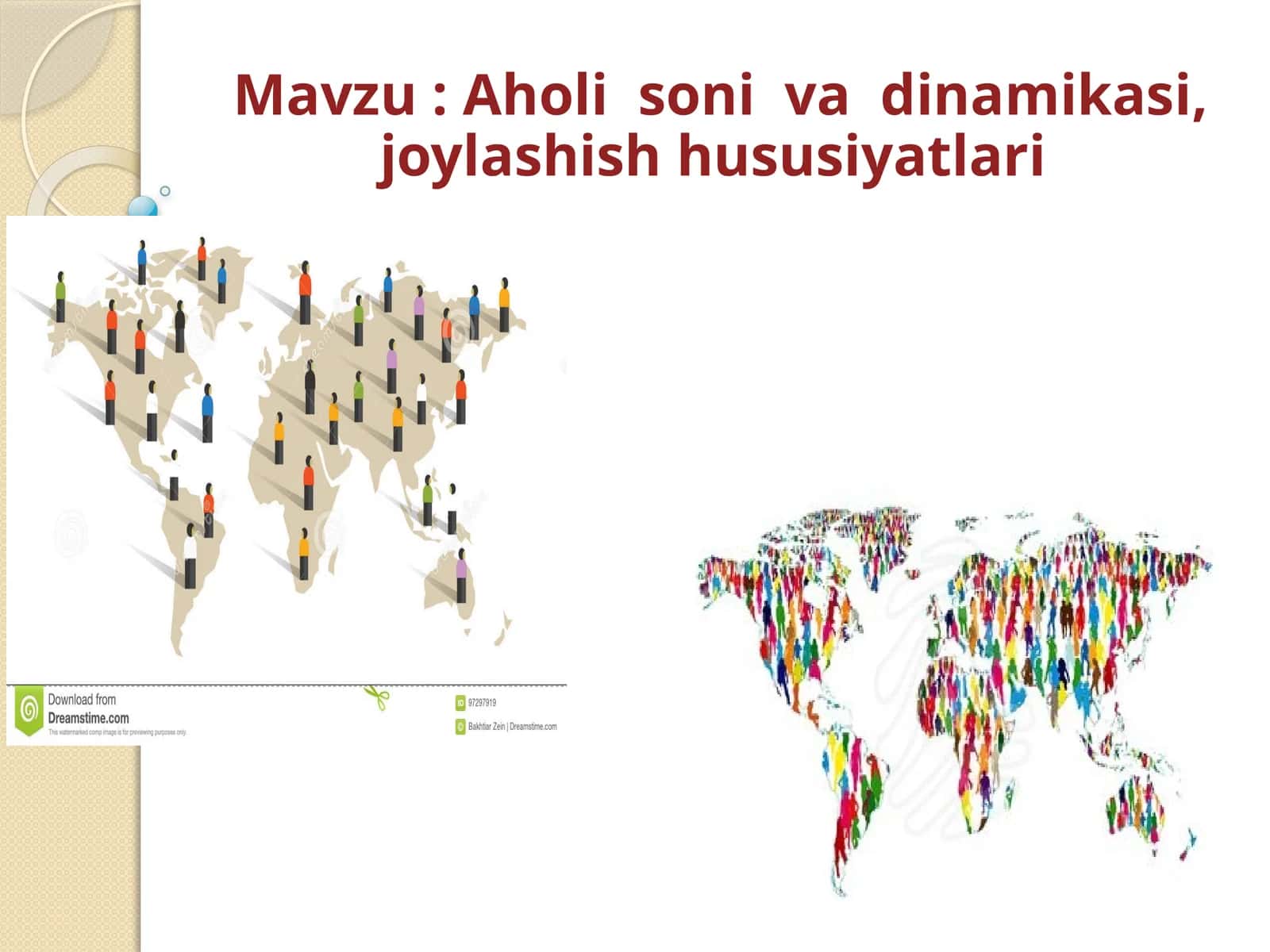 Jahon aholisi vao‘sishi 1