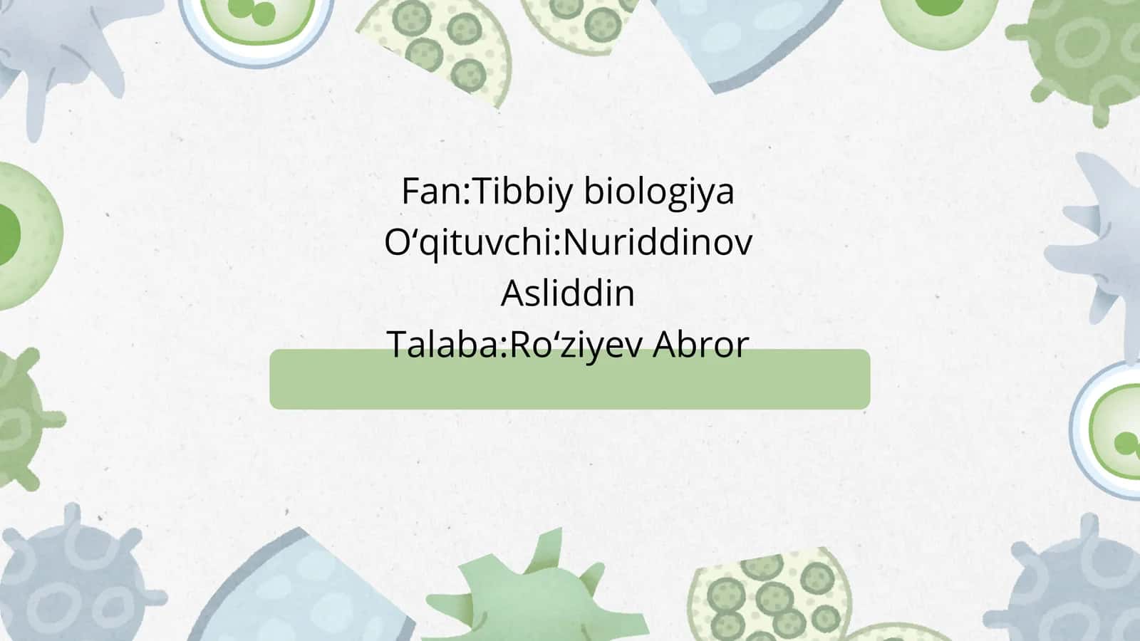 Antropogenetika usullari: biokimyoviy va sitogenetik usul 1
