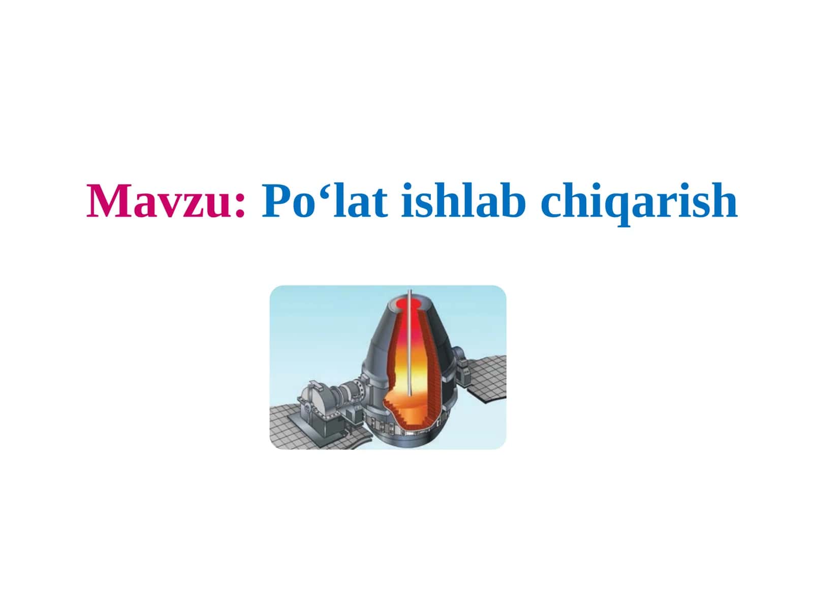 Po‘lat ishlab chiqarish. 1
