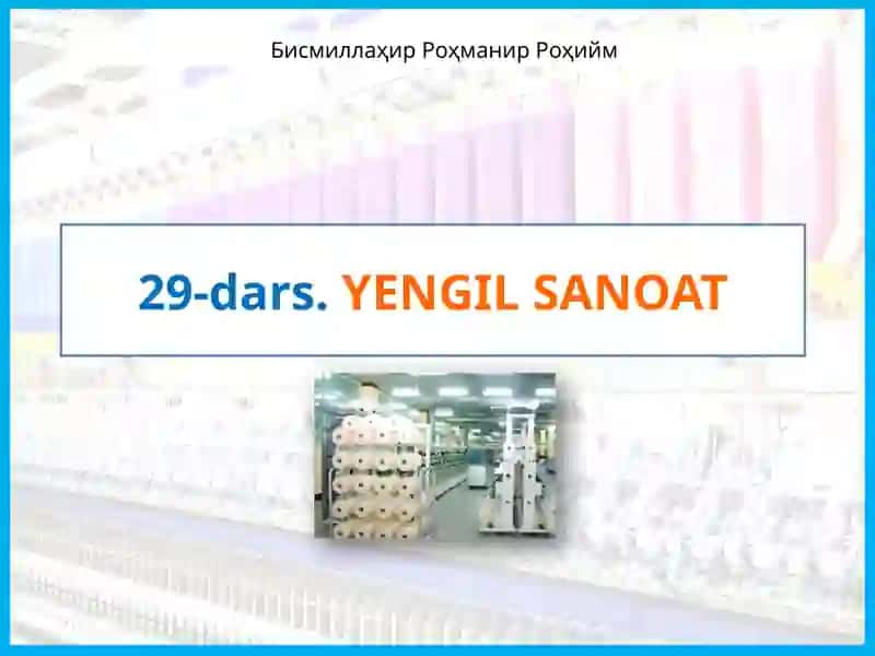 YENGIL SANOAT 1