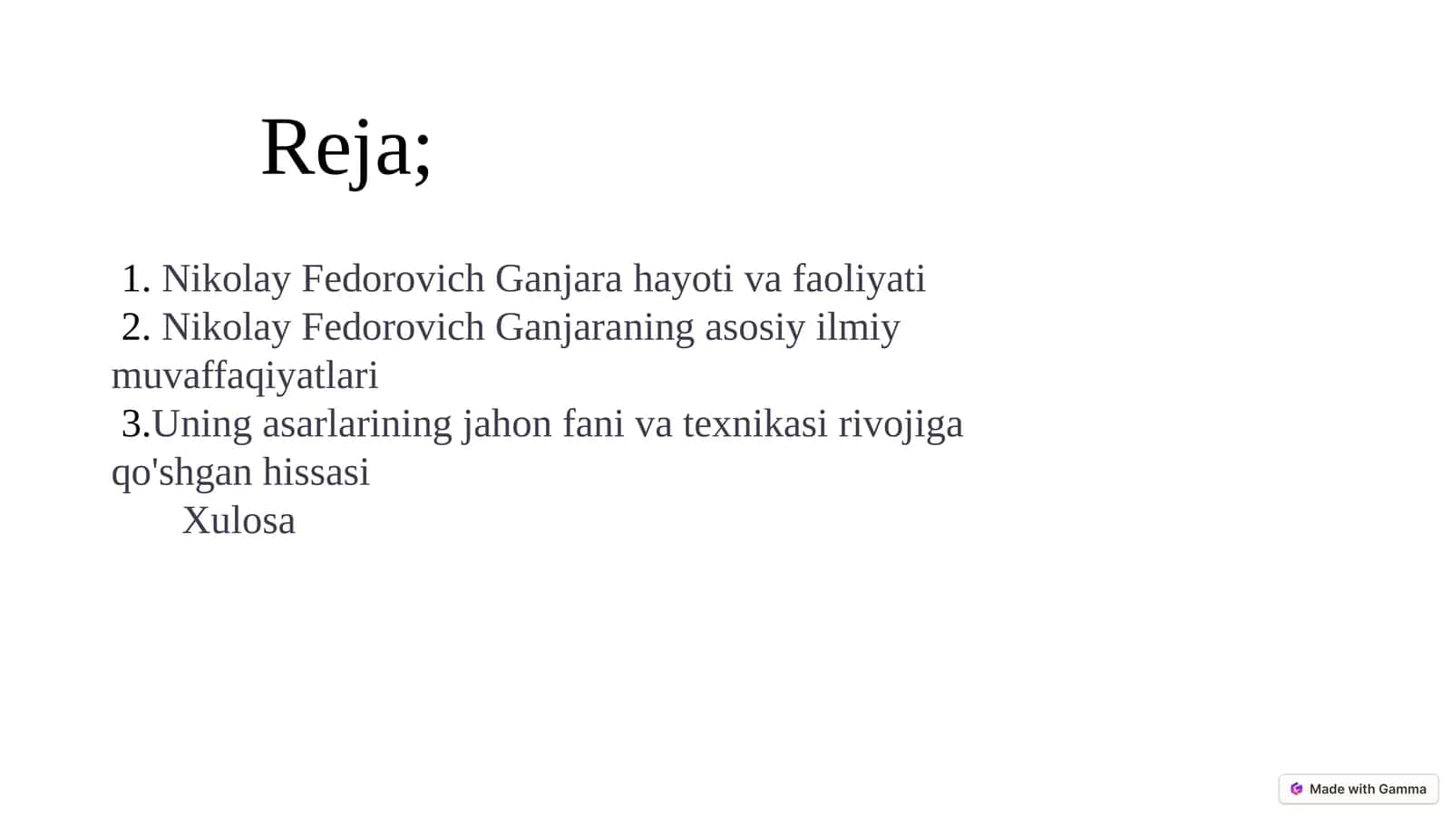 Nikolay Fedorovich Ganjara 1