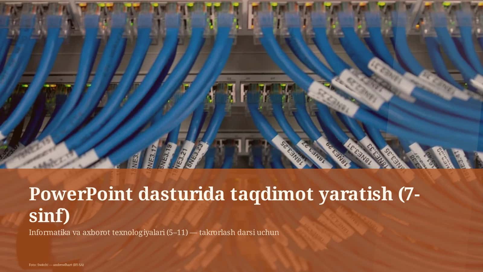 PowerPoint dasturida taqdimot yaratish (7-sinf) 1
