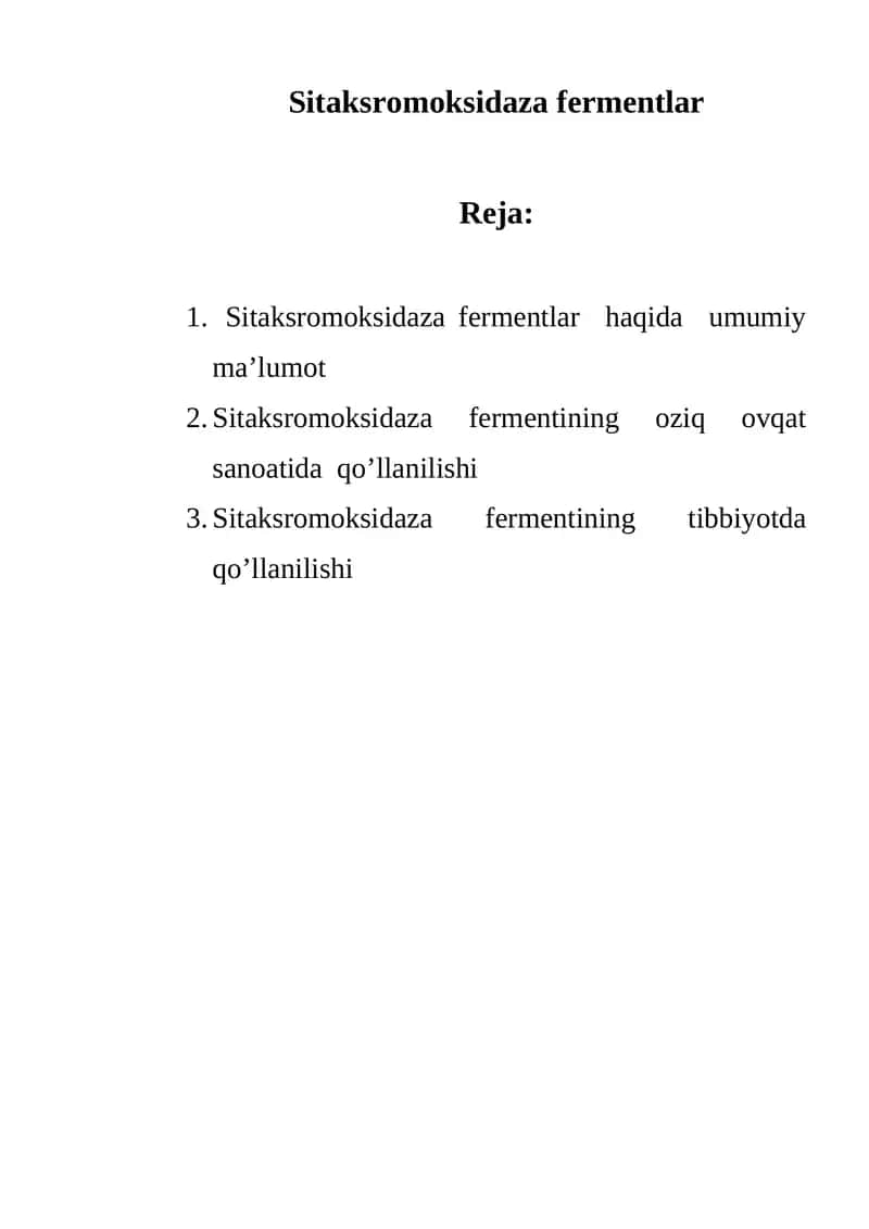 Sitoxromoksidaza fermenti 1