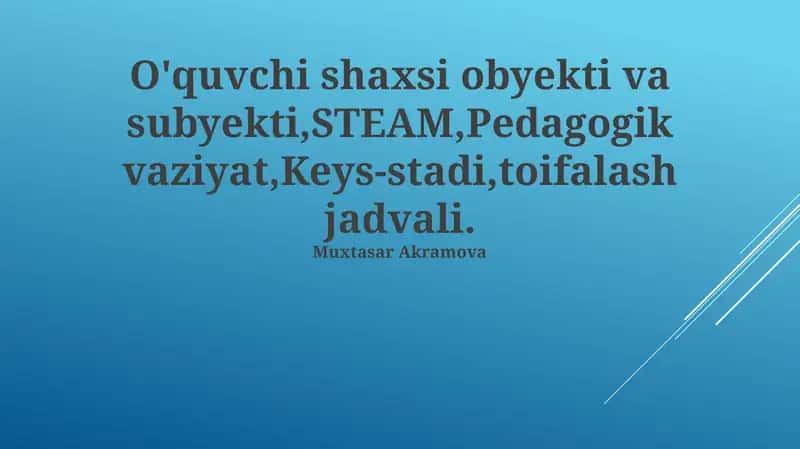 STEAM Ta'limi 1