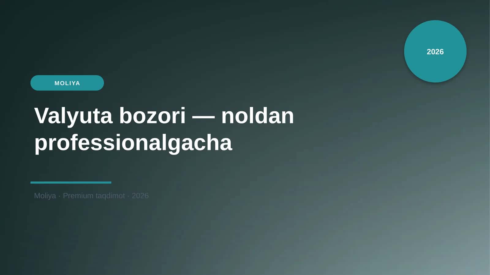 Valyuta bozori — noldan professionalgacha 1