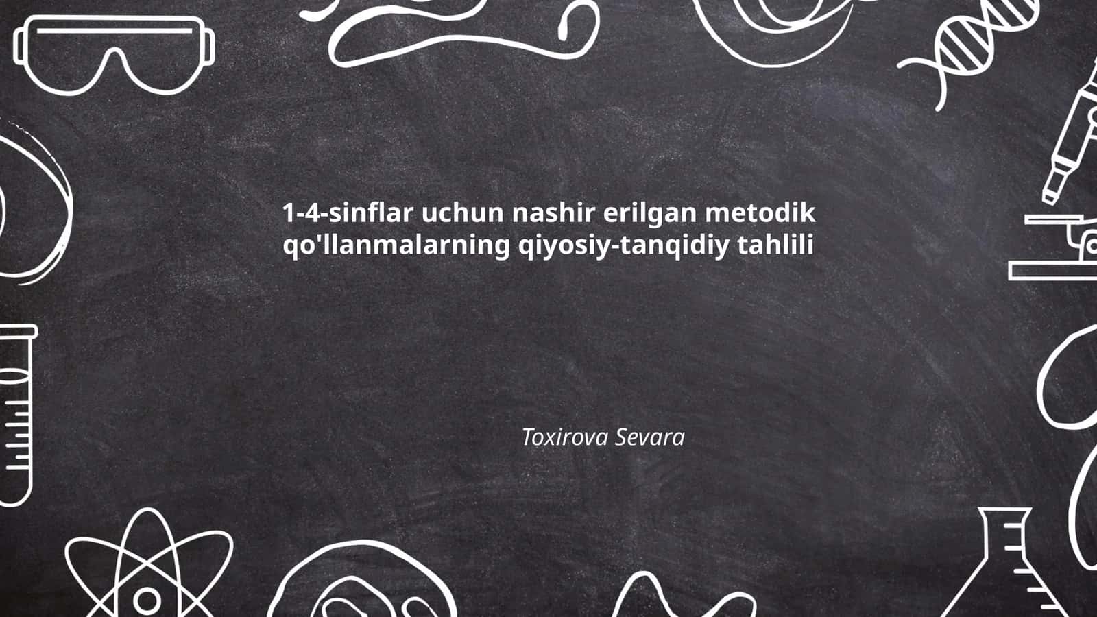 Metodik qo'llanmalarning maqsad va vazifalari 1