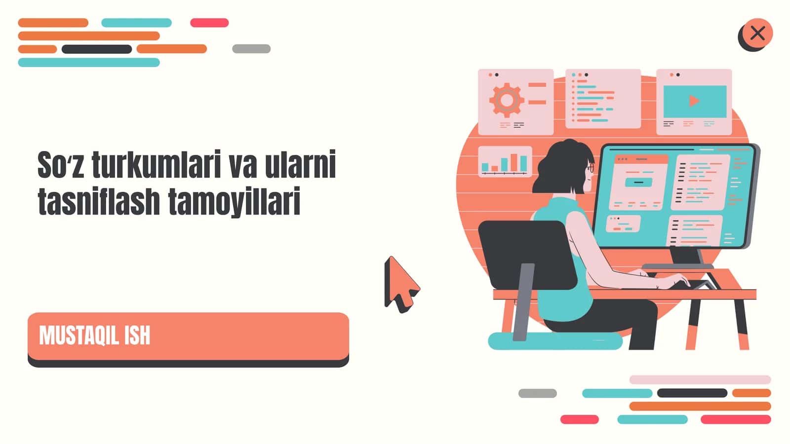 Soʻz turkumlari va ularni tasniflash tamoyillari 1