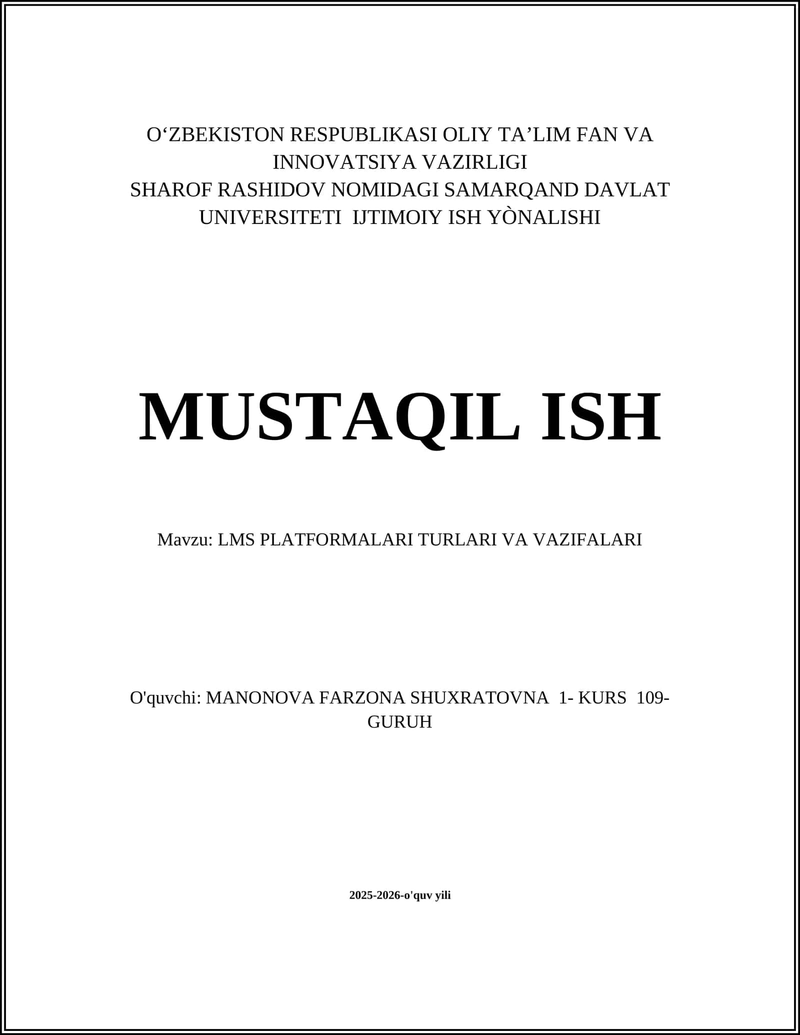LMS PLATFORMALARI TURLARI VA VAZIFALARI 1