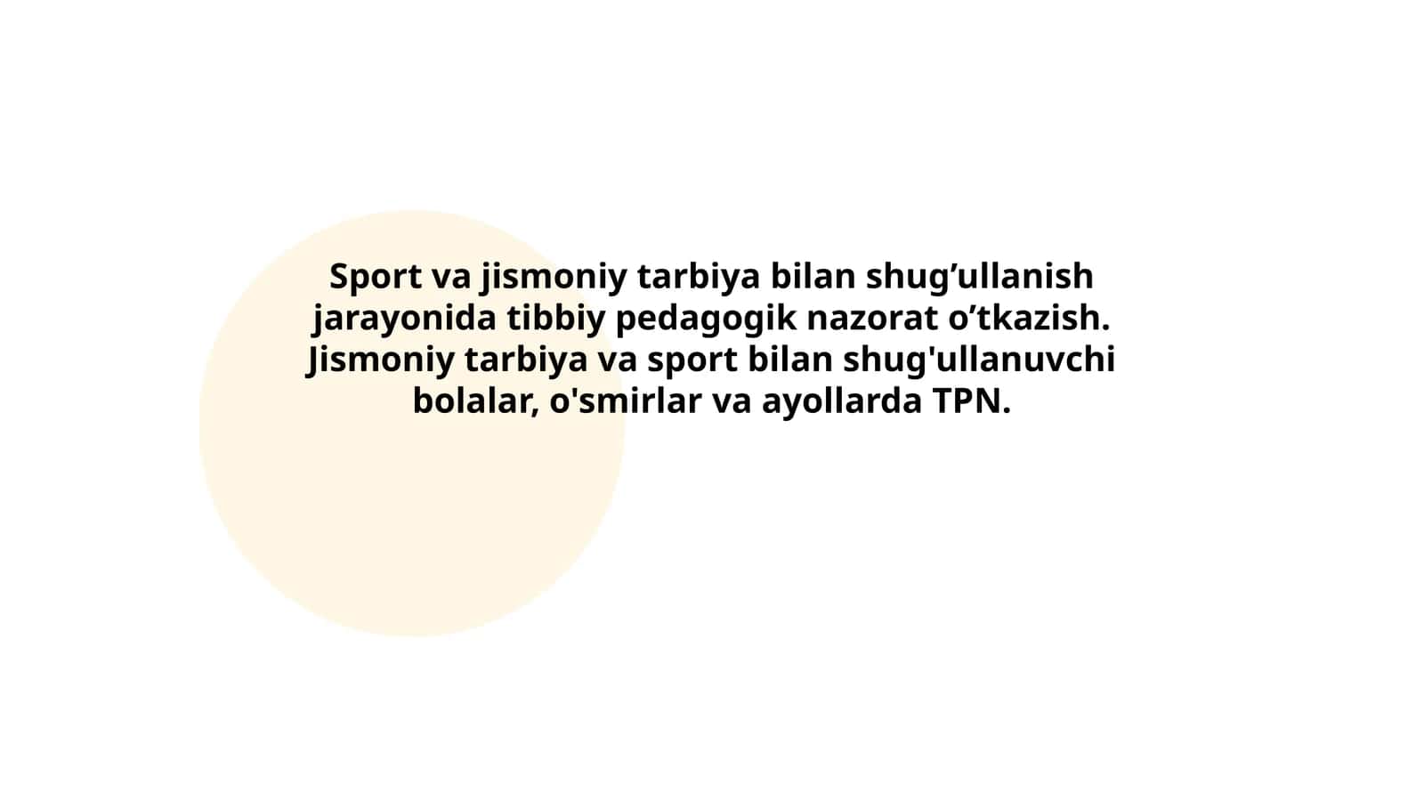 Tibbiy pedagogik nazorat 1