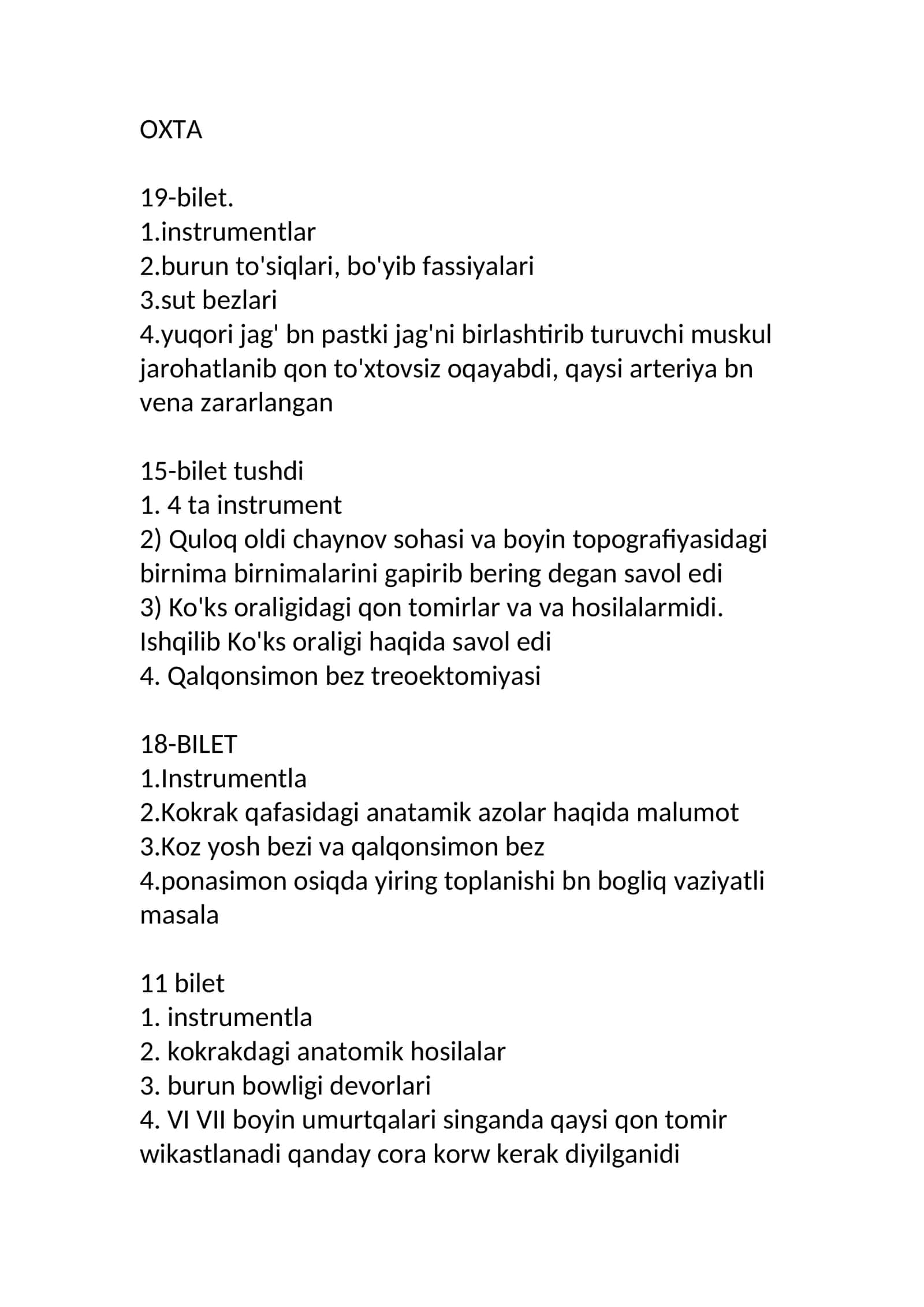 OXTA 1