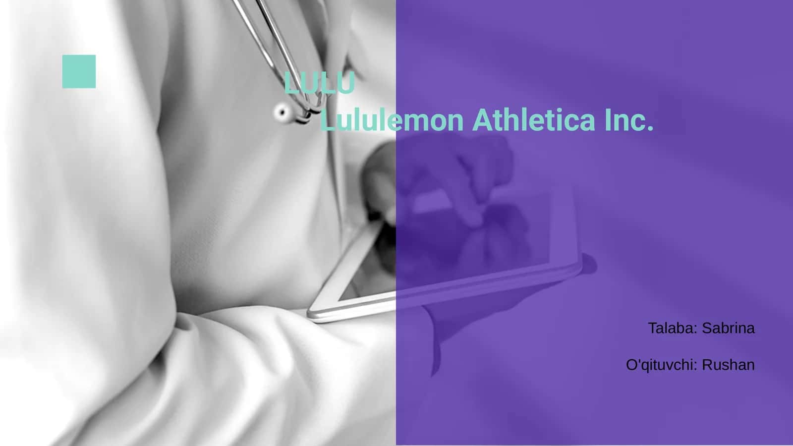 Lululemon Athletica Inc 1