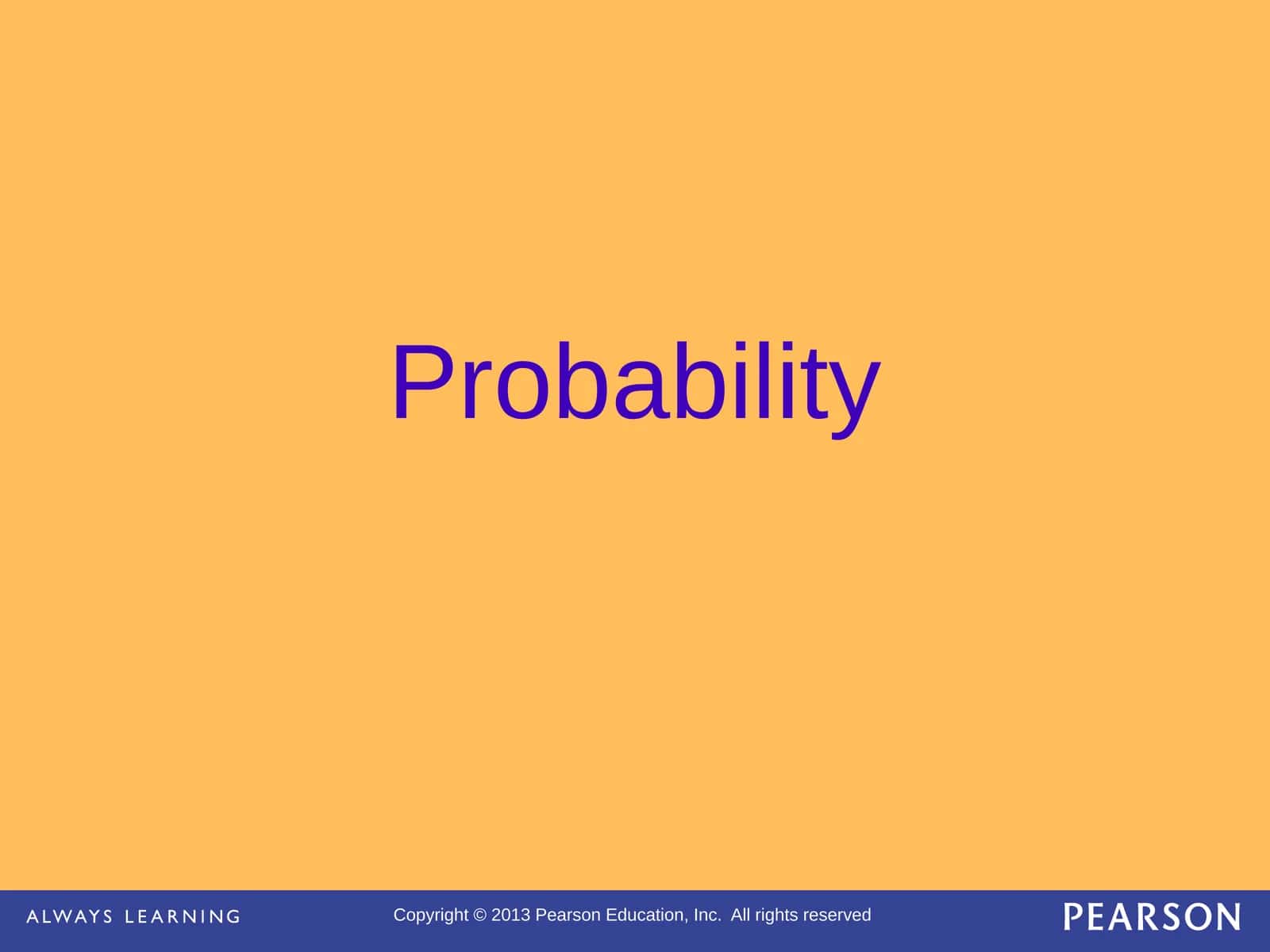 Probability 1