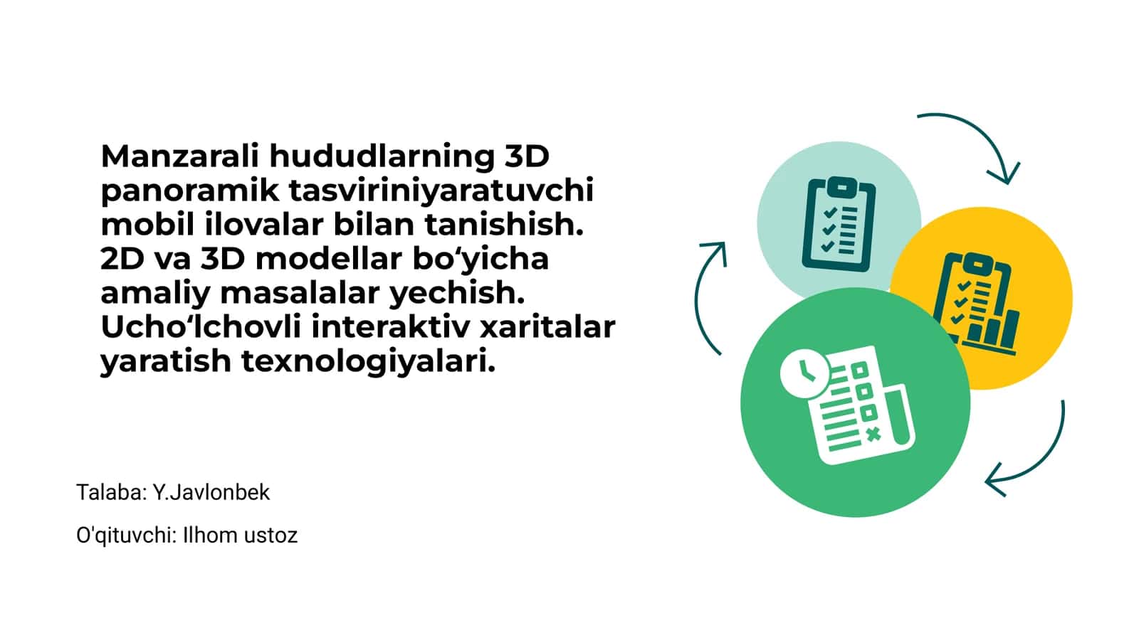 Manzarali hududlarning 3D panoramik tasvirini yaratish 1
