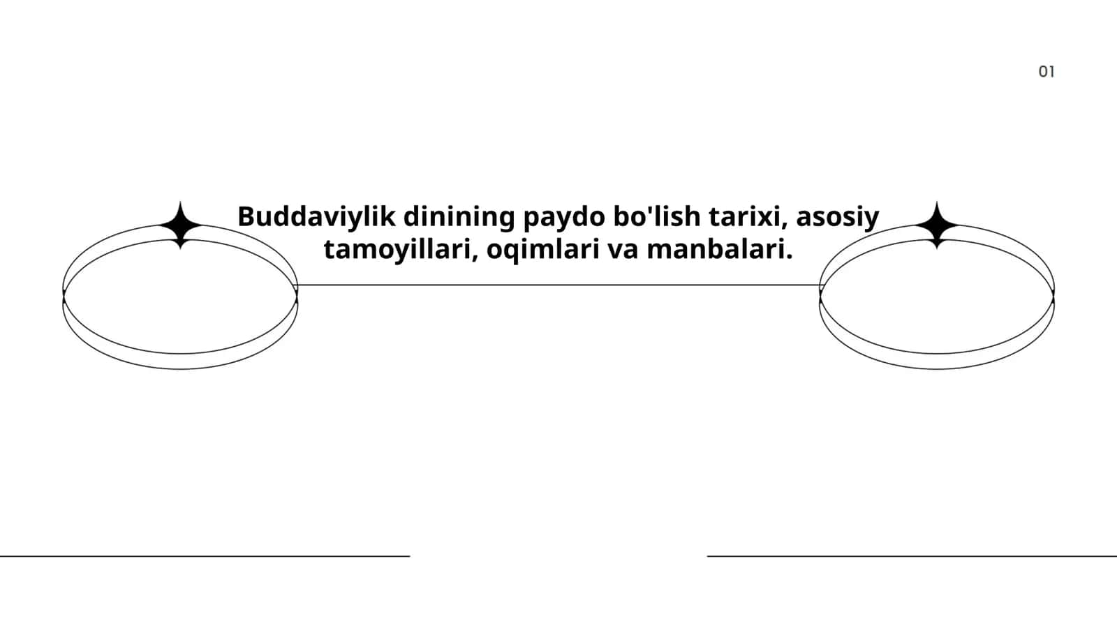 Buddaviylik dinining paydo bo'lish tarixi, asosiy tamoyillari, oqimlari va manbalari 1