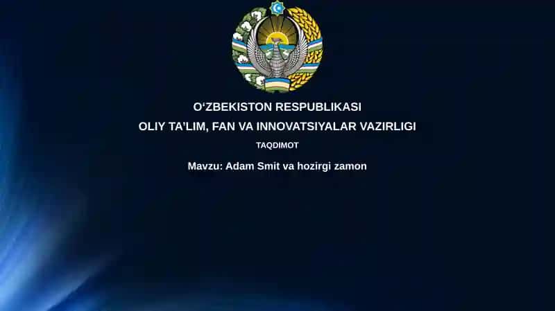Adam Smitvahozirgizamon
