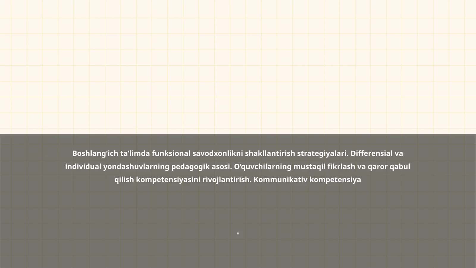 Funksional savodxonlikni shakllantirish strategiyalari 1