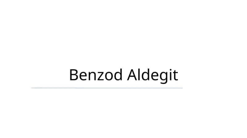 Benzod Aldegit 1