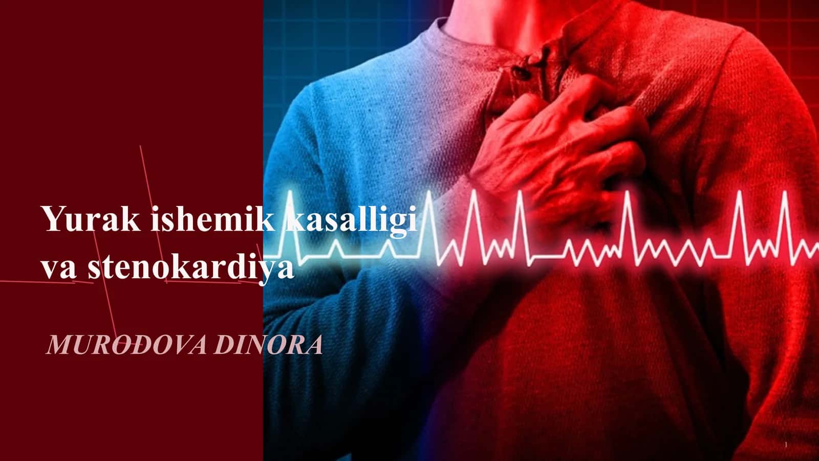 Yurak ishemik kasalligi va stenokardiya 1