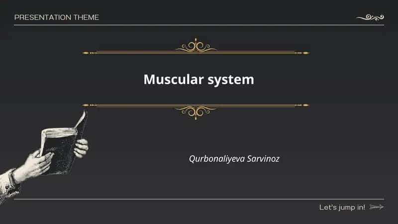 Muscular system 1