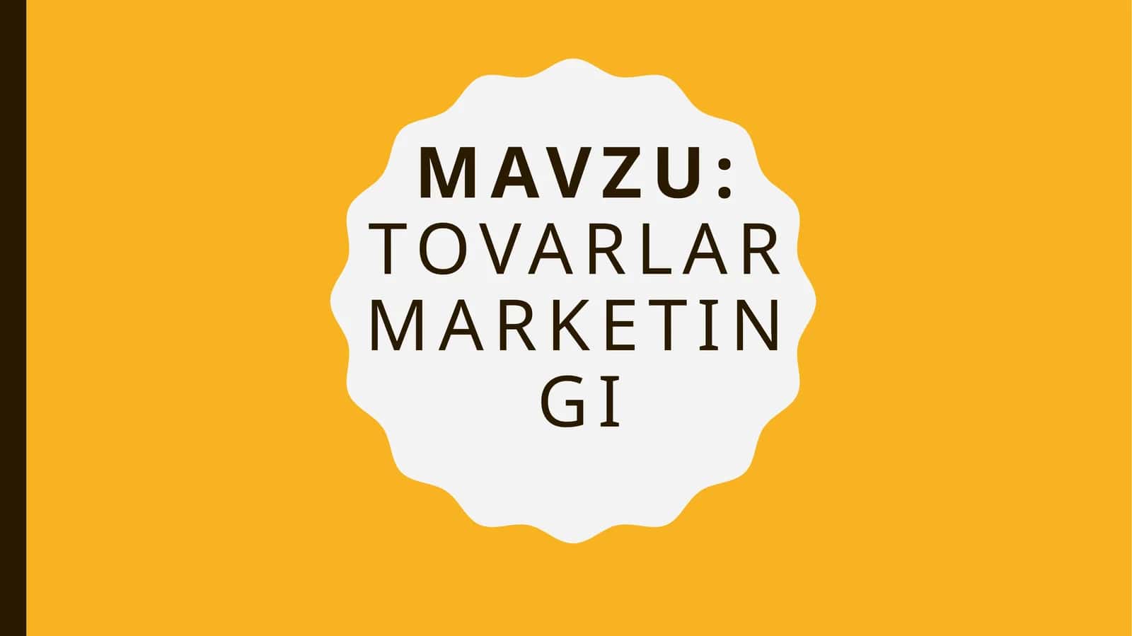 Tovarlarmarketingi 1