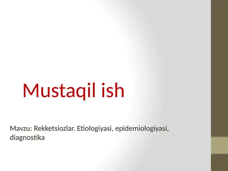 Rekketsiozlar 1