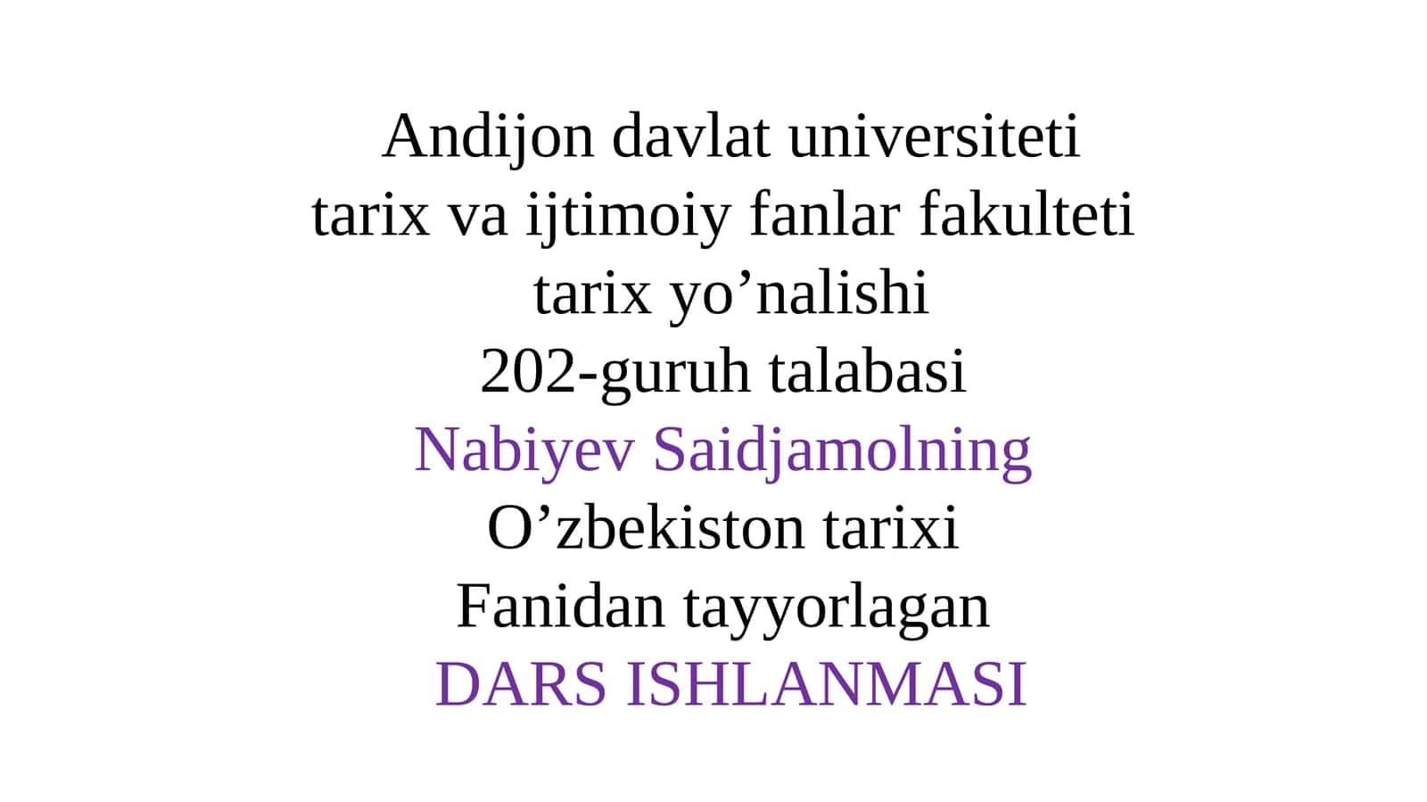 XIX asr oxiri – XX asr boshlarida Buxoro amirligi va Xiva xonligida ijtimoiy-iqtisodiy va siyosiy hayot 1