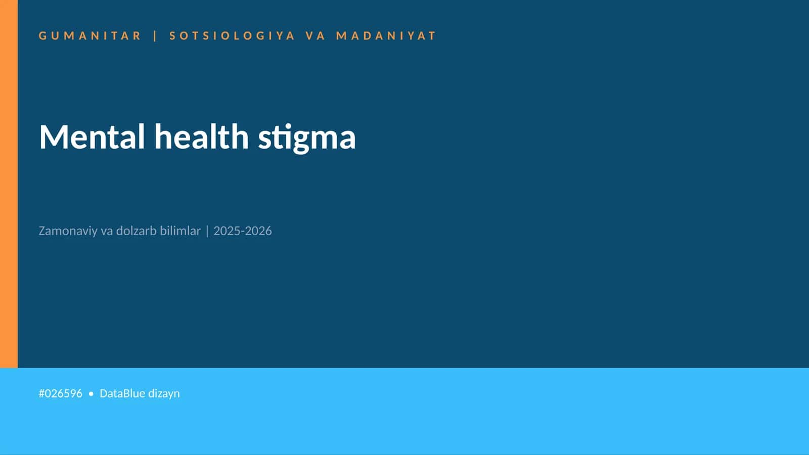Mental health stigma 1