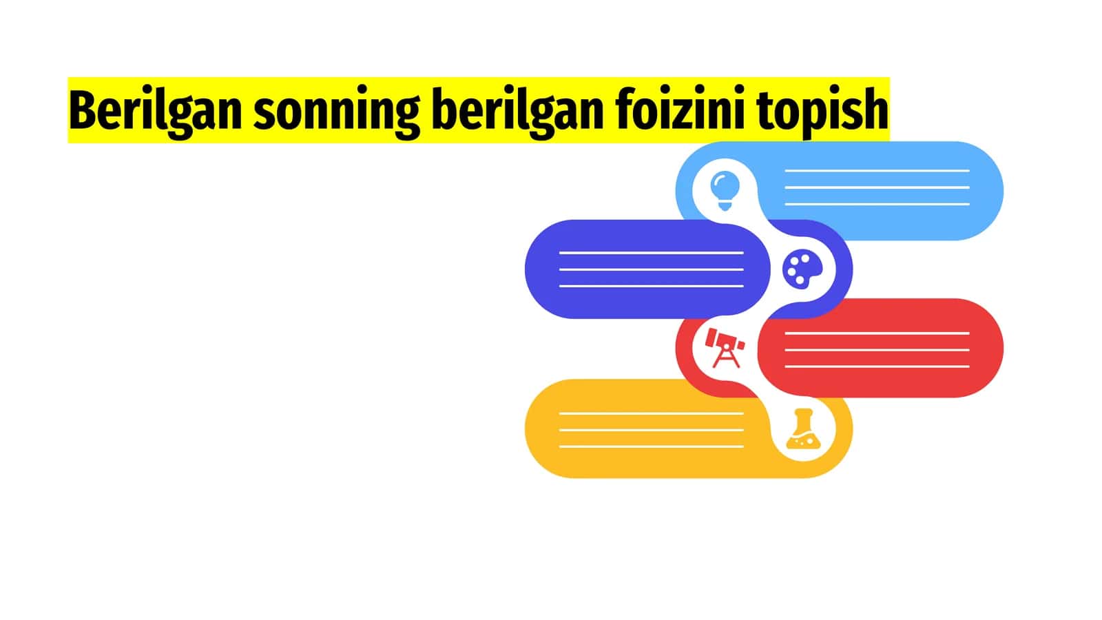 Berilgan sonning berilgan foizini topish 1