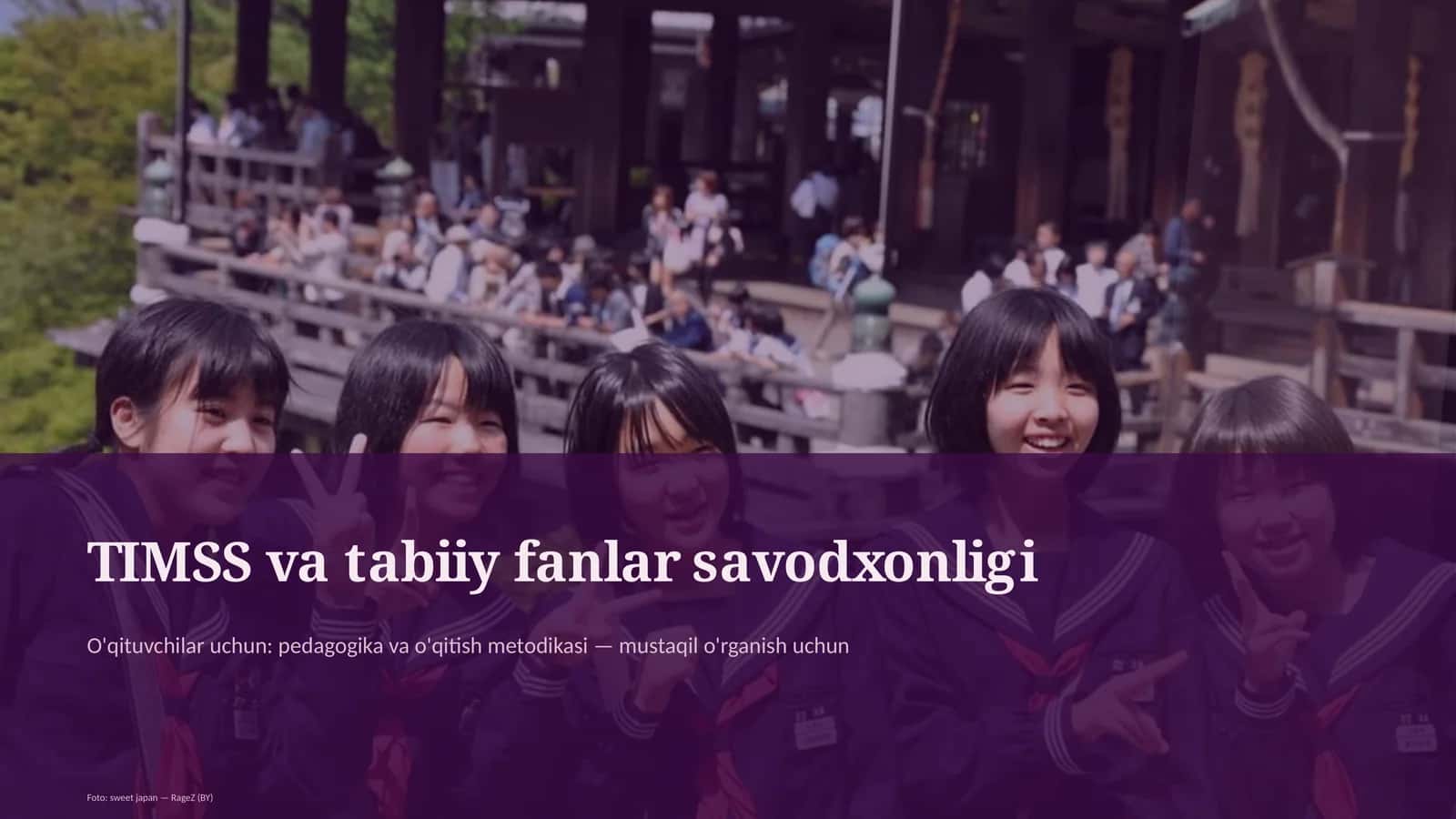 TIMSS va tabiiy fanlar savodxonligi 1