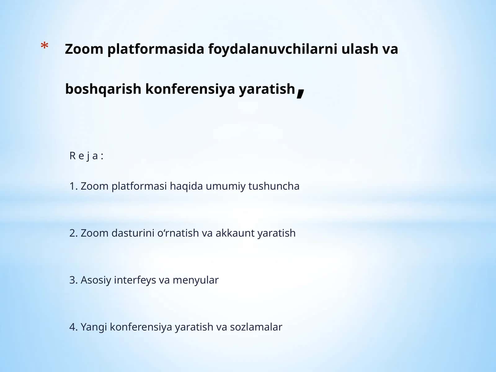 Zoomplatformasihaqida 1