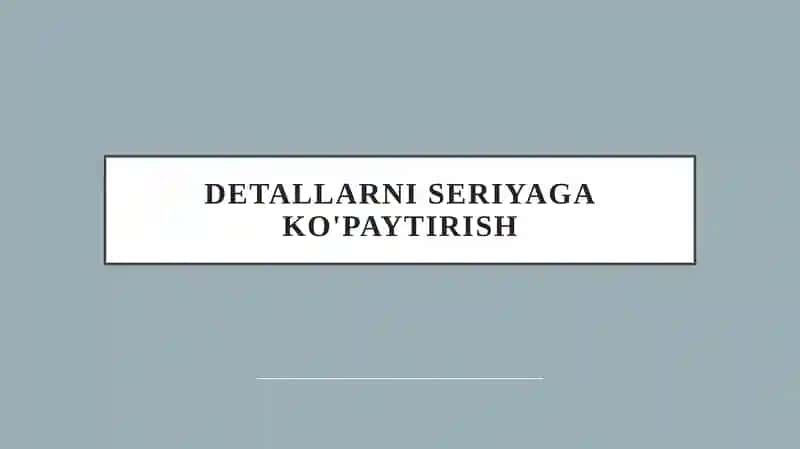 Ko'paytirish jarayoni 1