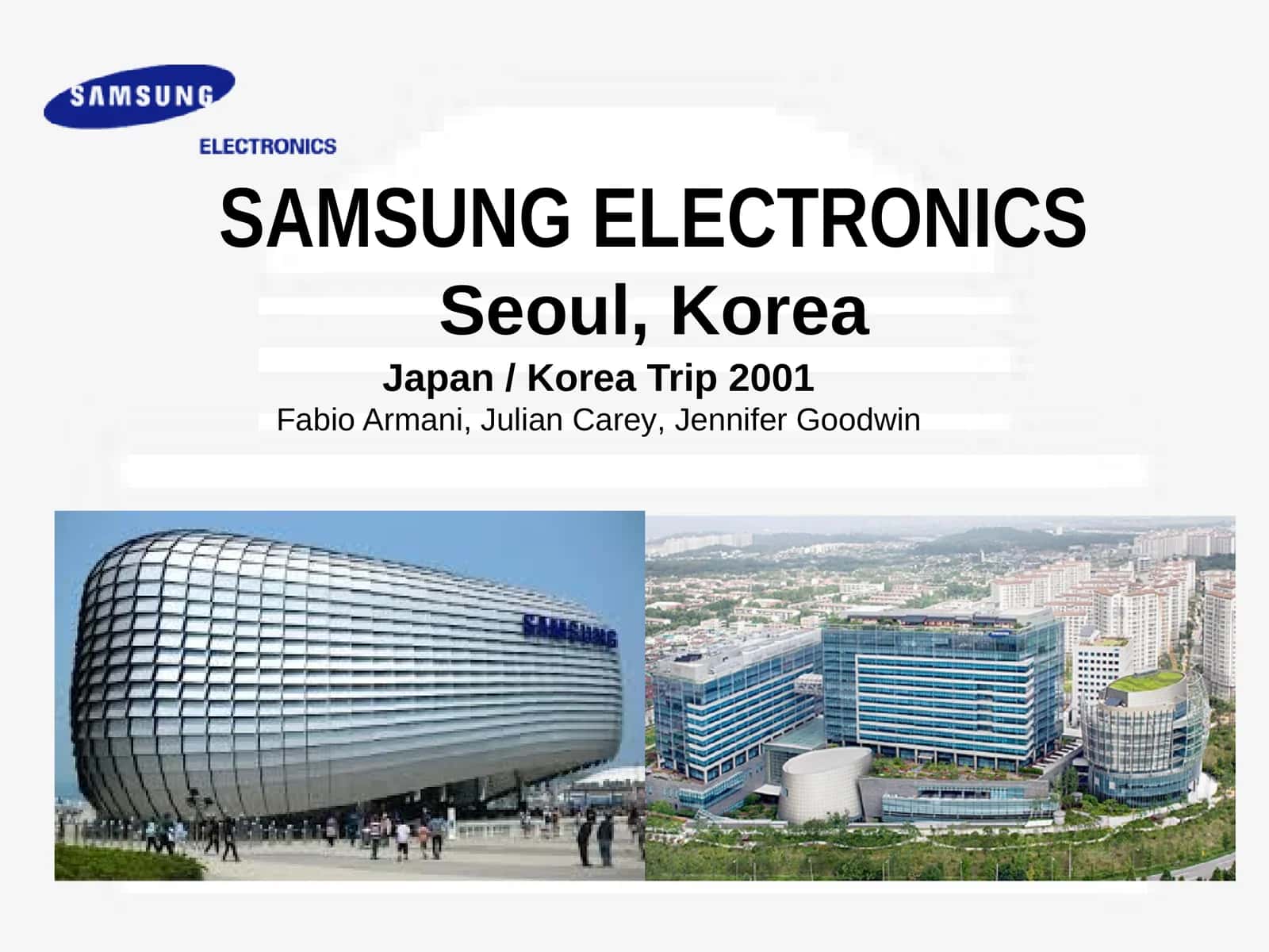 Samsung Group - History & Structure 1